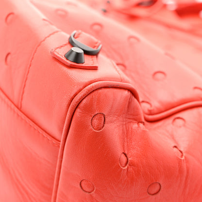 Balenciaga Agneau Perforated Classic Hardware Velo Rouge Grenade 15 of 17
