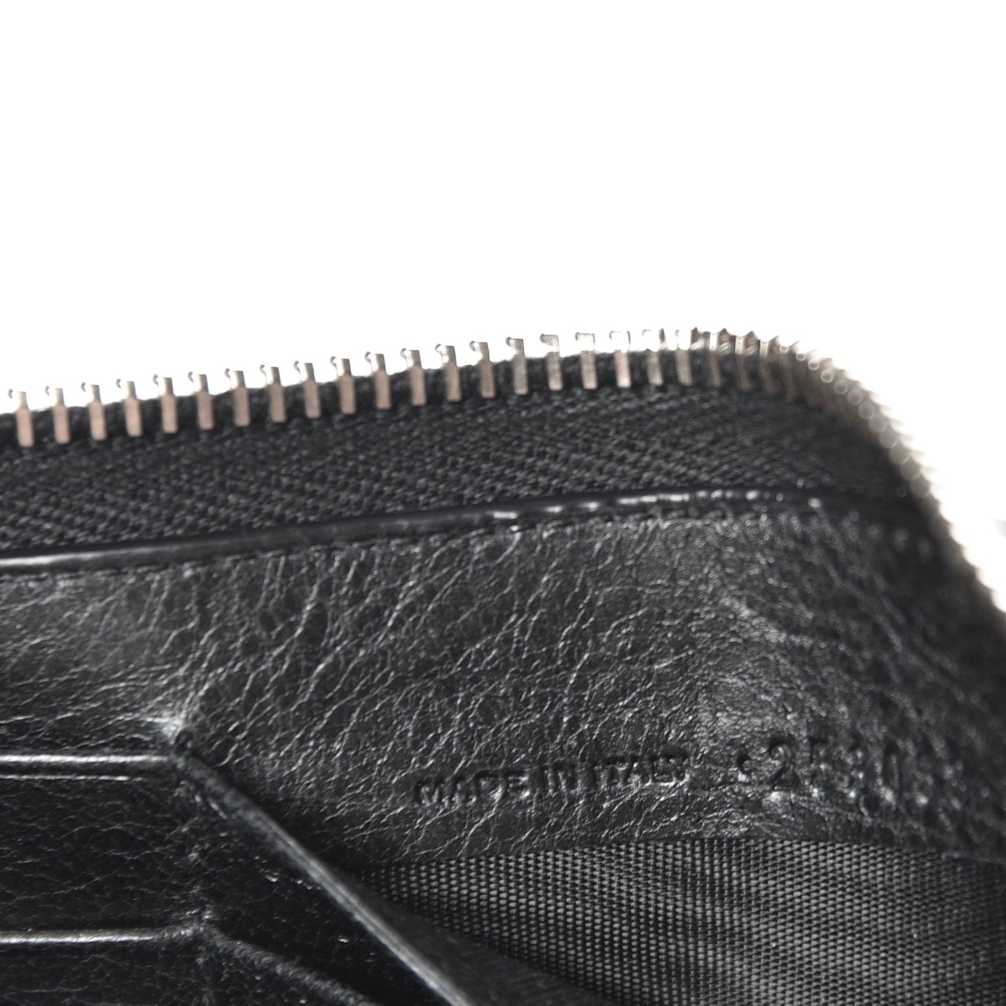 Agneau Giant 12 Rose Gold Hardware Continental Zip Around Wallet Black