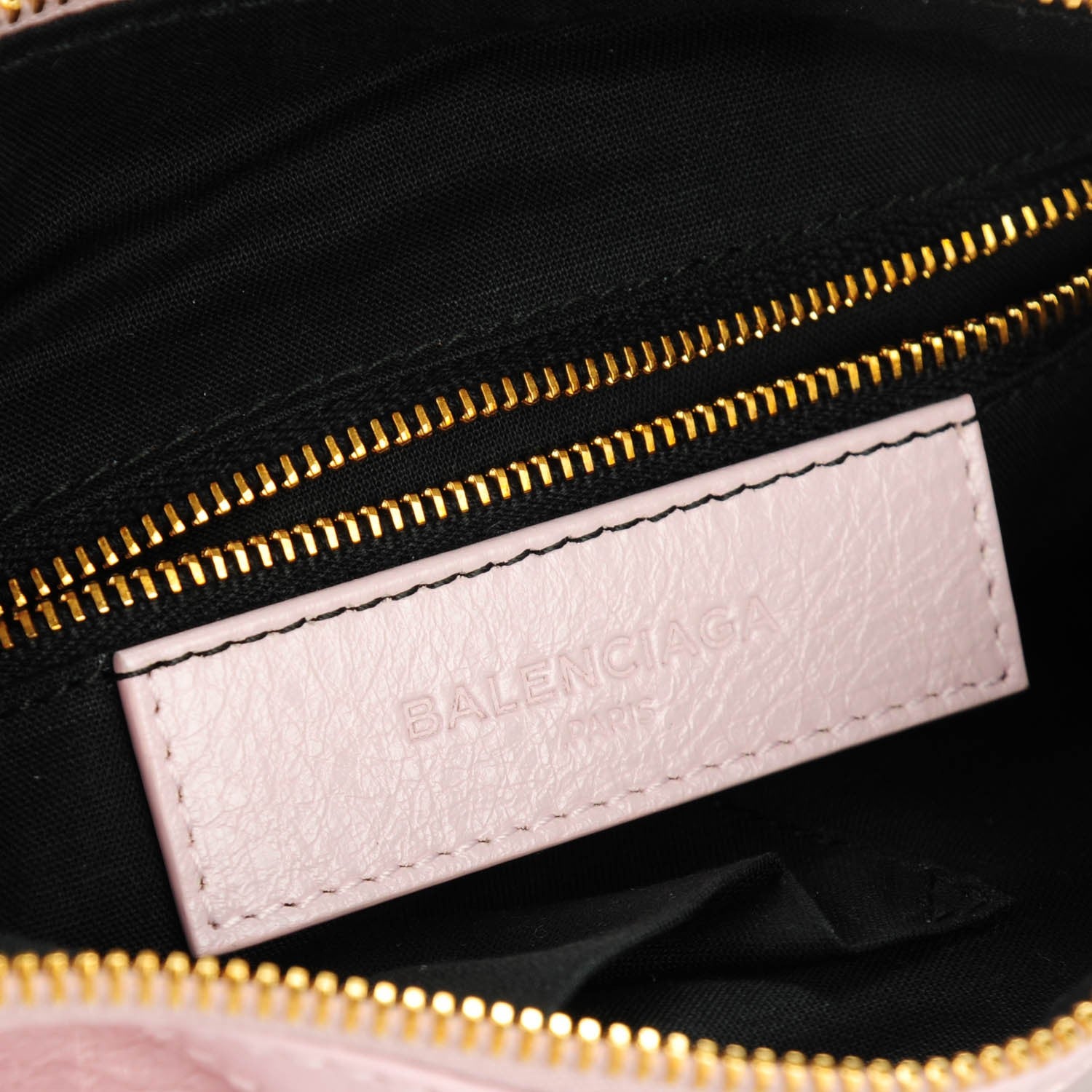 Balenciaga Agneau Giant 12 Gold Hardware Flat Crossbody Rose Poudre 6 of 7