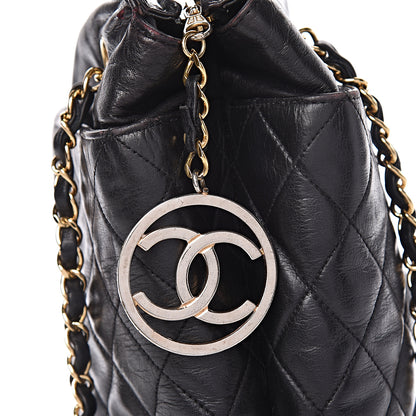 Chanel Lambskin Quilted Shoulder Bag Black 13 of 21