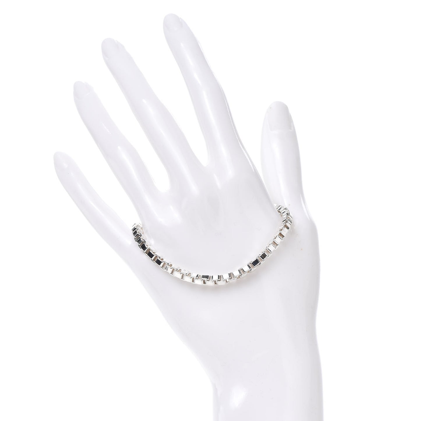 Sterling Silver 4mm Venetian Link Bracelet