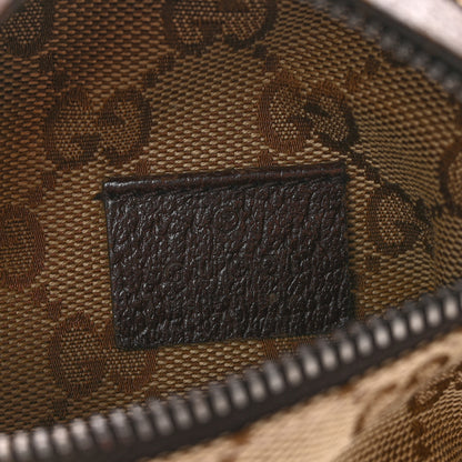 Gucci GG Monogram Double Pocket Belt Bag Dark Brown 6 of 13