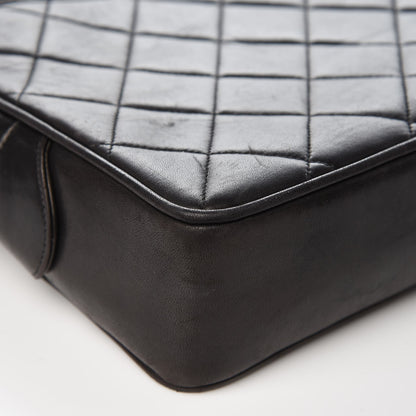 Chanel Lambskin Quilted Camera Case Black 11 of 12