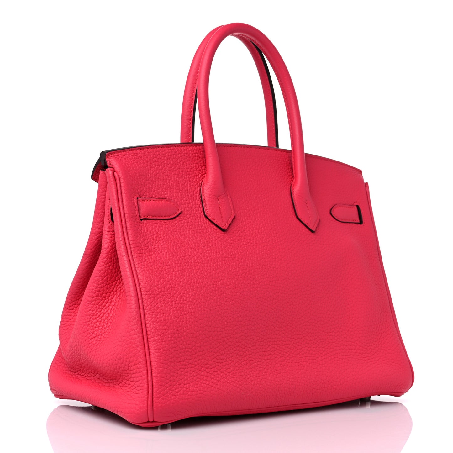 Taurillon Clemence Birkin 30 Rose Extreme