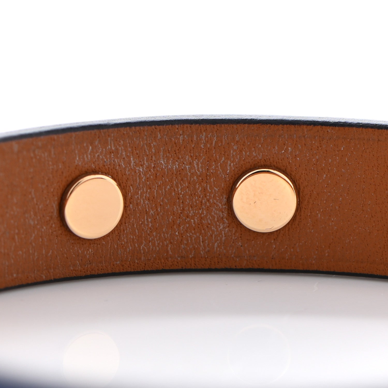 Hermes Swift Mini Dog Clous Ronds Bracelet T3 Bleu Brighton 6 of 7