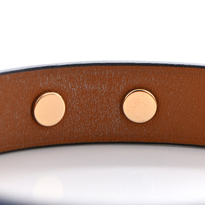 Hermes Swift Mini Dog Clous Ronds Bracelet T3 Bleu Brighton 6 of 7
