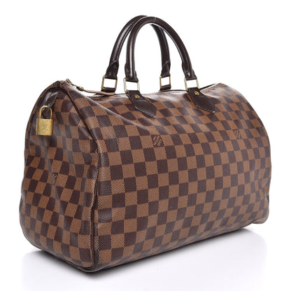 Louis Vuitton Damier Ebene Speedy 35 3 of 20