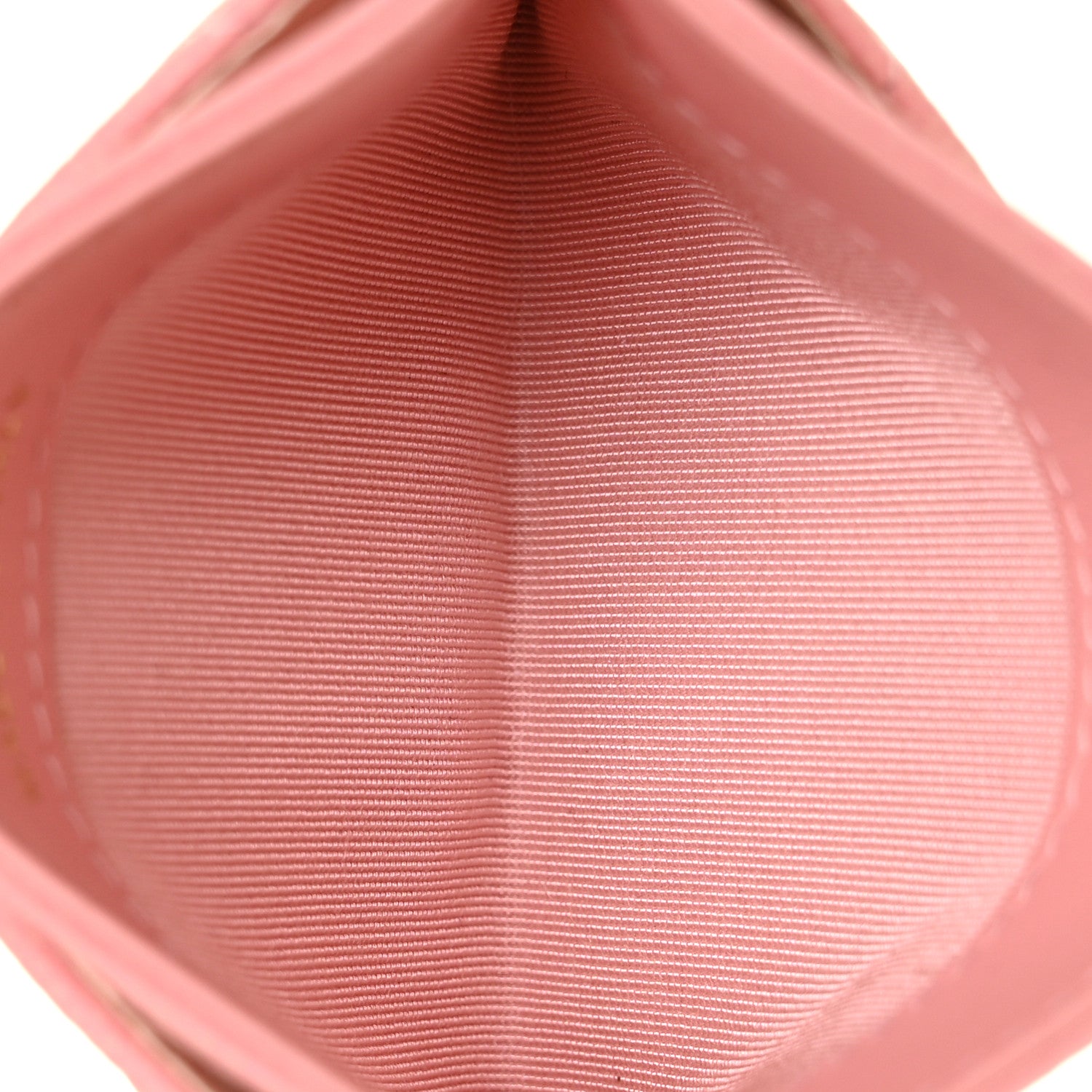 Chanel Caviar Chevron Quilted Card Holder Pink 5 of 11