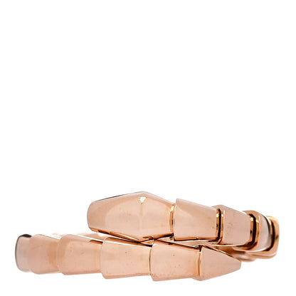 Bulgari 18K Rose Gold Serpenti Viper Ring L 1 of 4