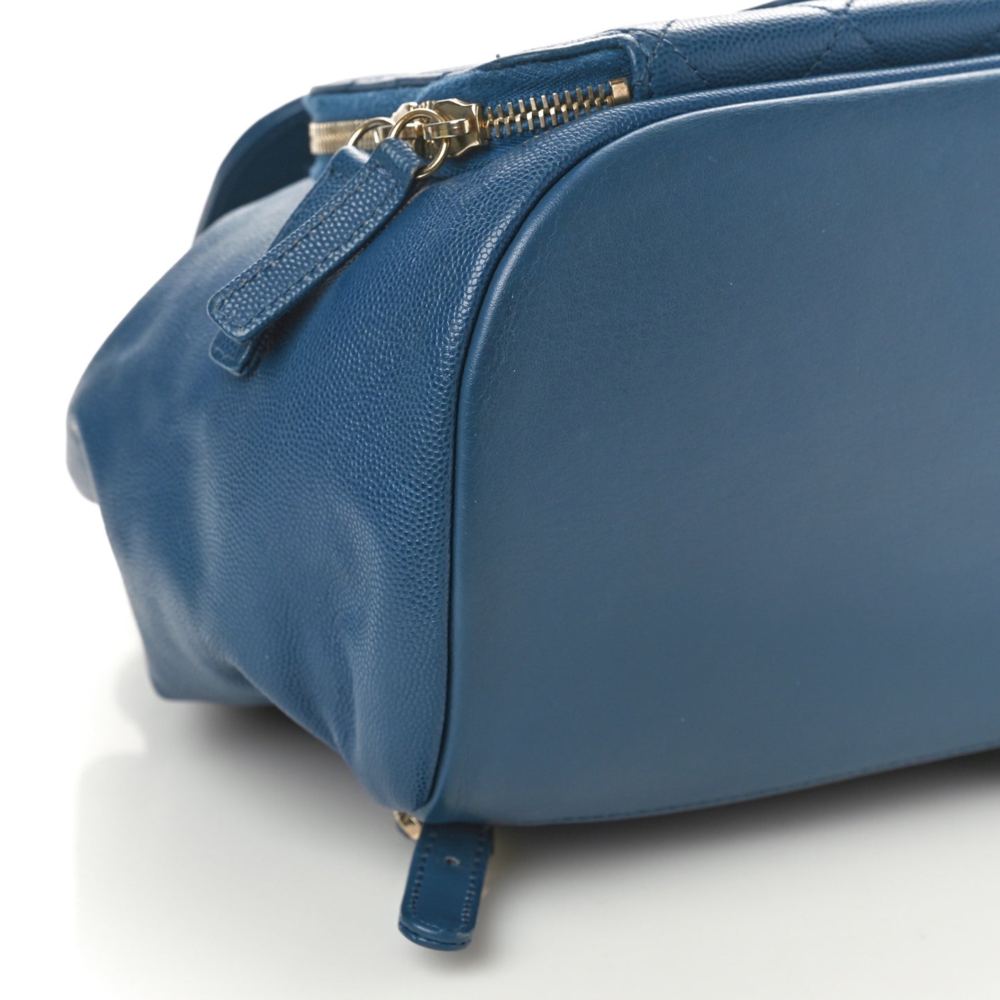 Caviar Quilted Business Affinity Backpack Blue