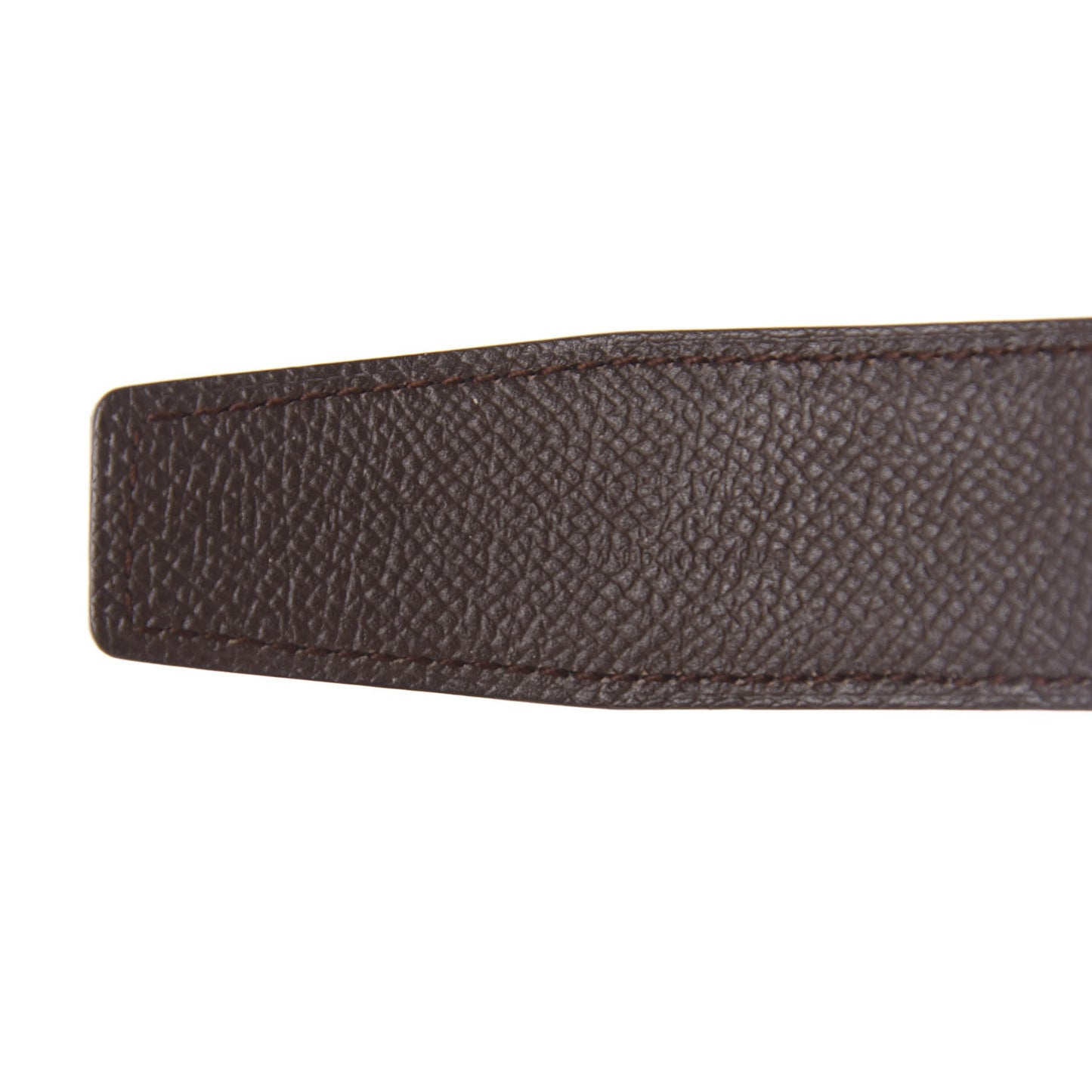 Swift Epsom 32mm Enamel Quizz H Belt 90 Black Chocolate