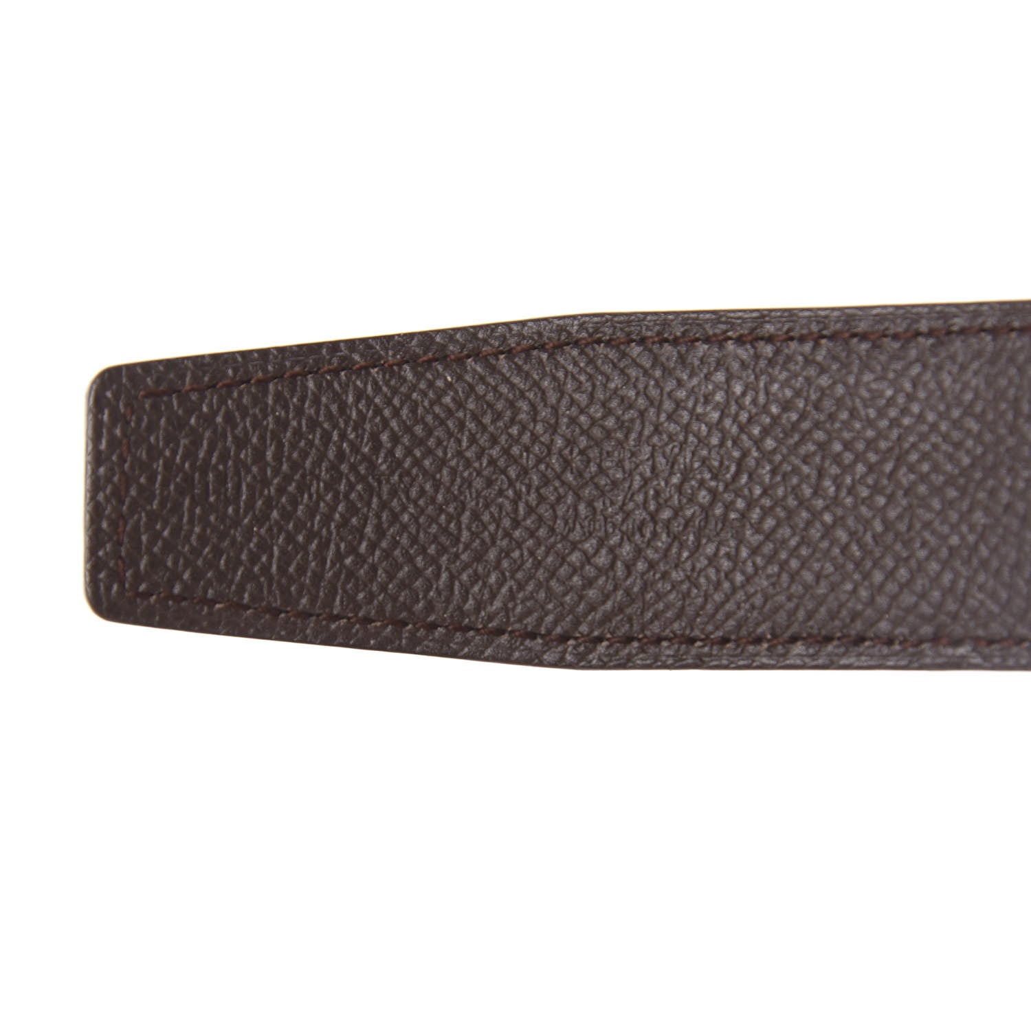 Hermes Swift Epsom 32mm Enamel Quizz H Belt 90 Black Chocolate 5 of 6
