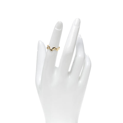 Tiffany 18K Yellow Gold Narrow Paloma Picasso Olive Leaf Band Ring 49 5 2 of 5