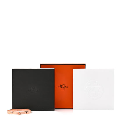 Hermes 18K Rose Gold PM Collier De Chien Bracelet ST 4 of 4