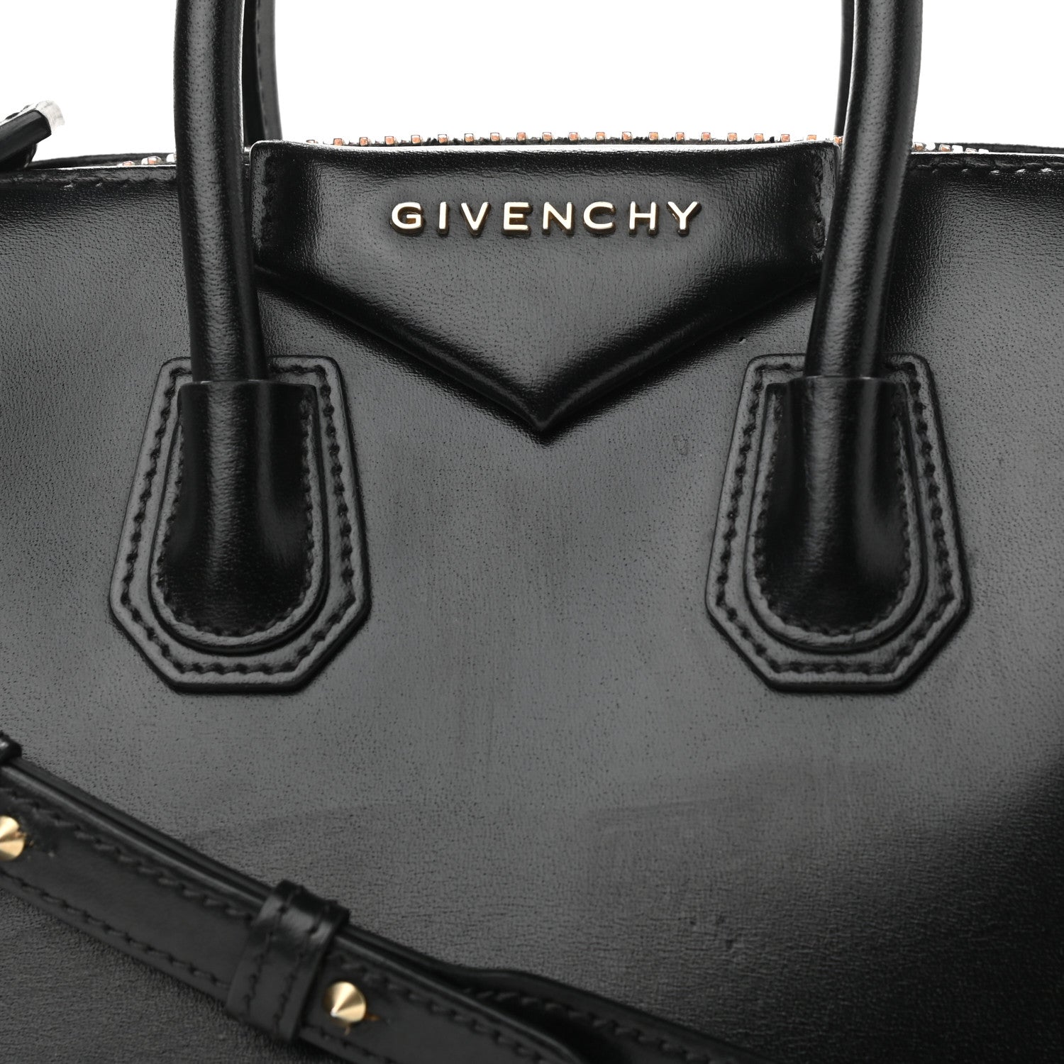 Givenchy Shiny Lord Calfskin Mini Antigona Black 8 of 12