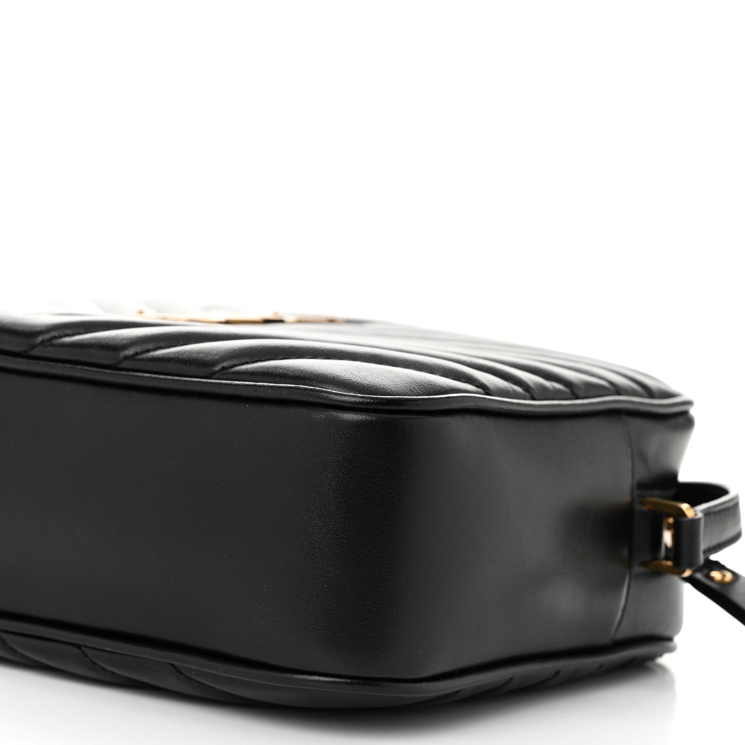 Saint Laurent Calfskin Matelasse Monogram Lou Camera Bag Black 10 of 10