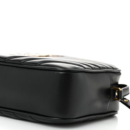 Saint Laurent Calfskin Matelasse Monogram Lou Camera Bag Black 10 of 10