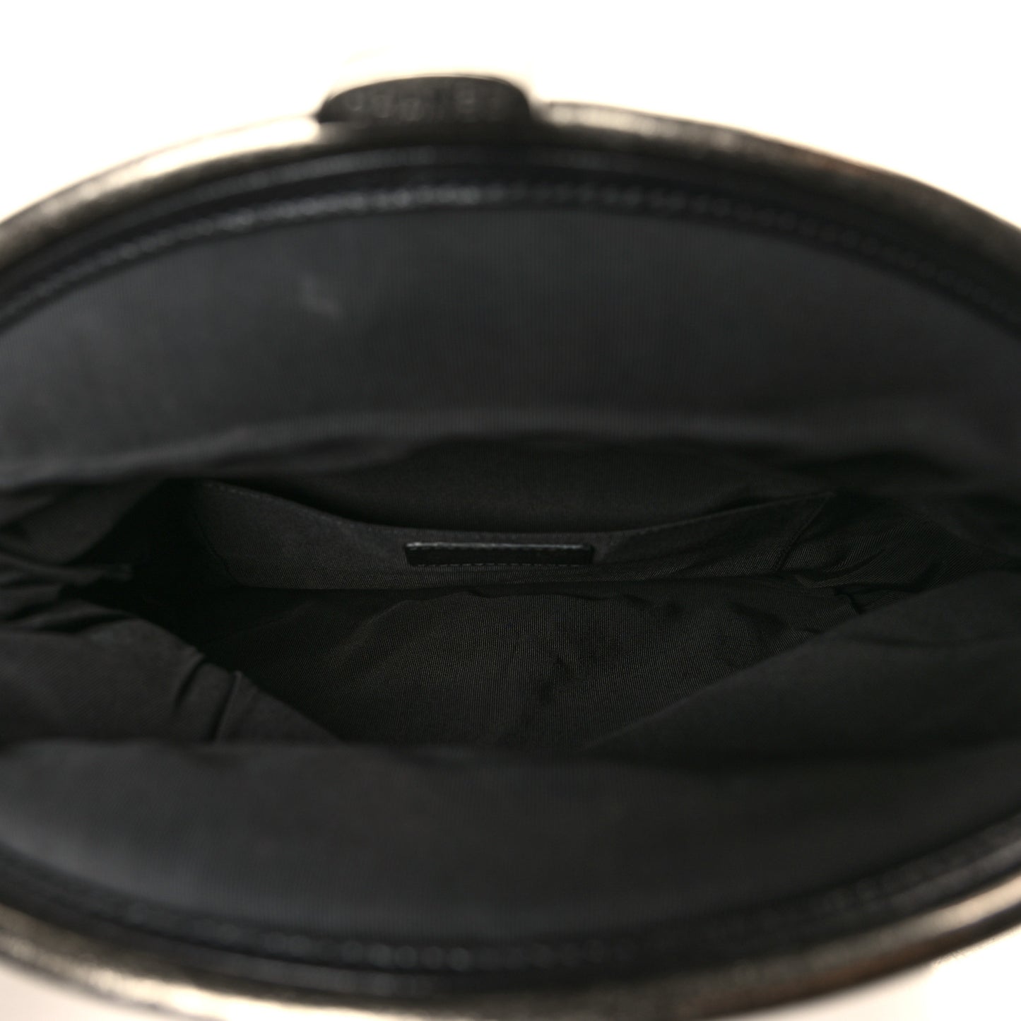 Lambskin Quilted Frame Clasp Flap Clutch Black