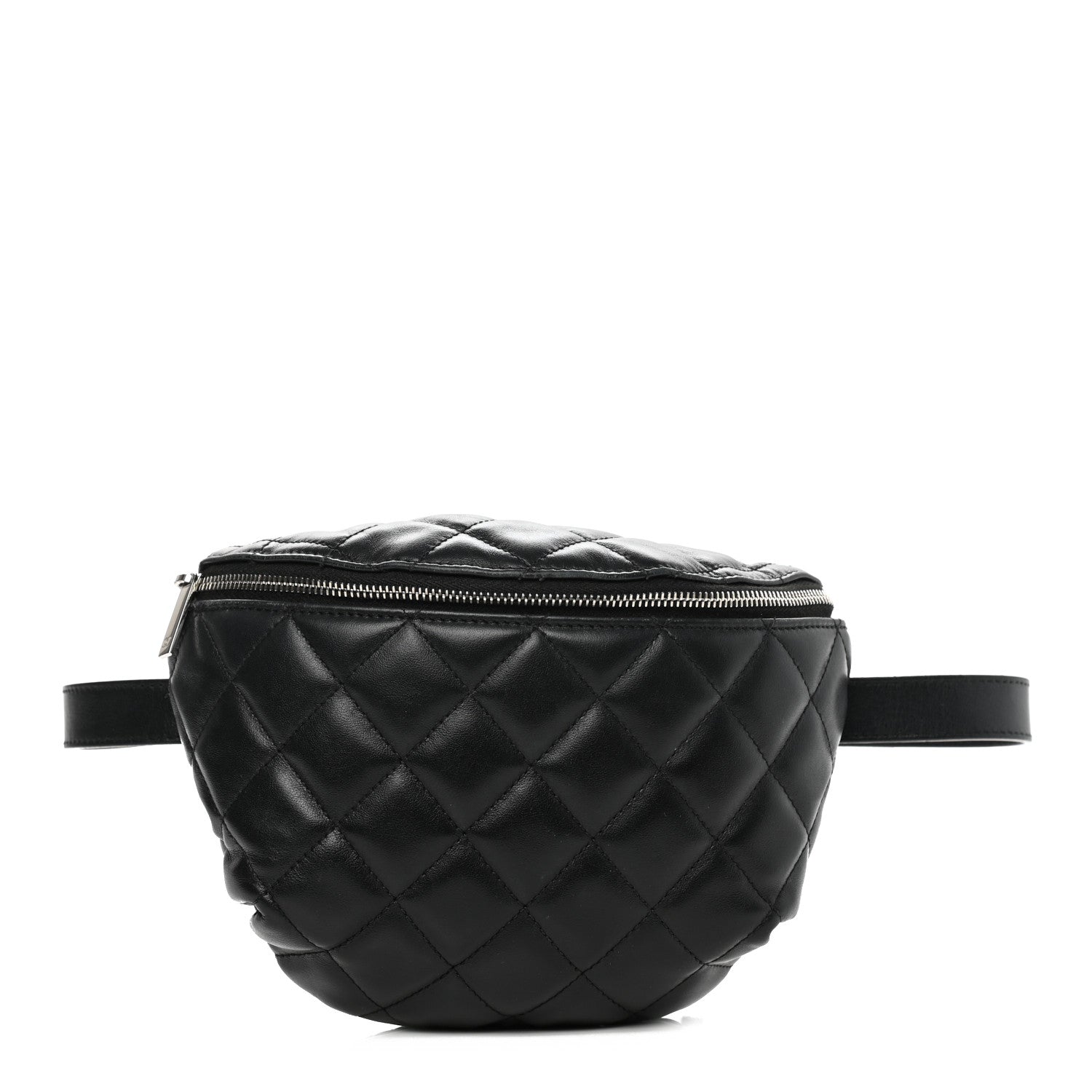 Chanel Lambskin Quilted Waist Belt Bag Black 1 of 16