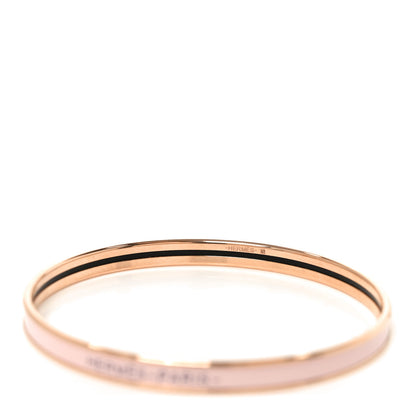 Hermes Enamel Uni Bangle 65 Rose Candeur 4 of 5