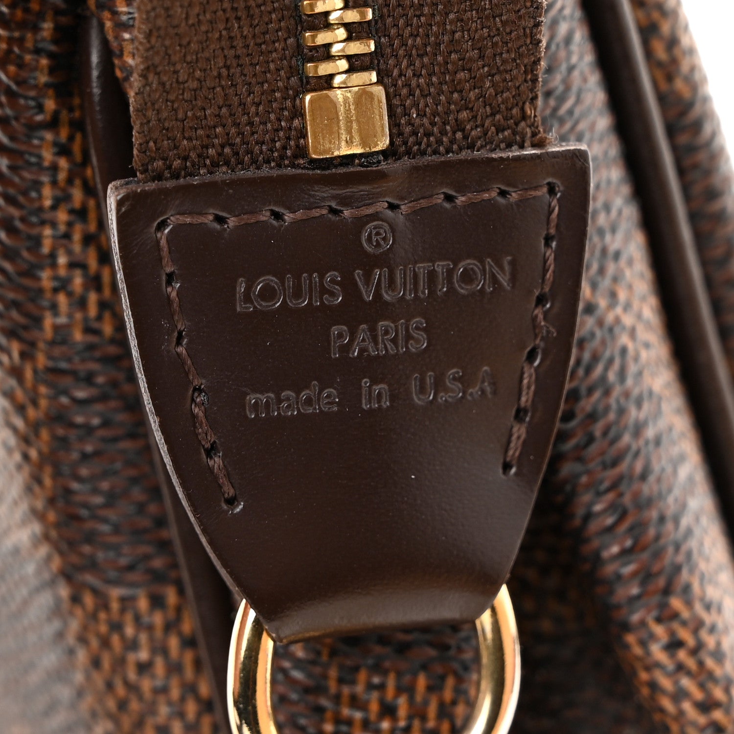 Louis Vuitton Damier Ebene Eva Clutch 6 of 10