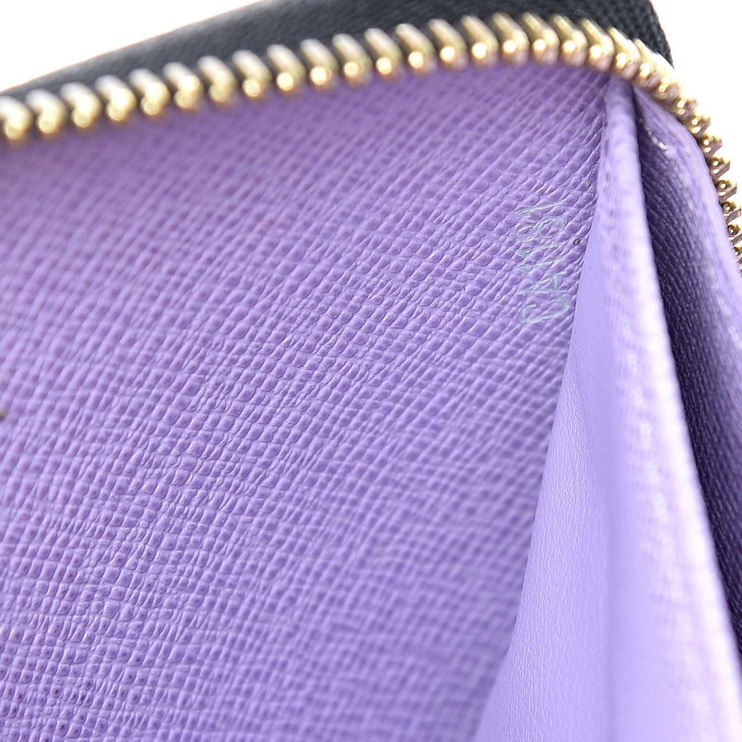 Louis Vuitton Monogram Multicolor Zippy Wallet Black Violet 6 of 7