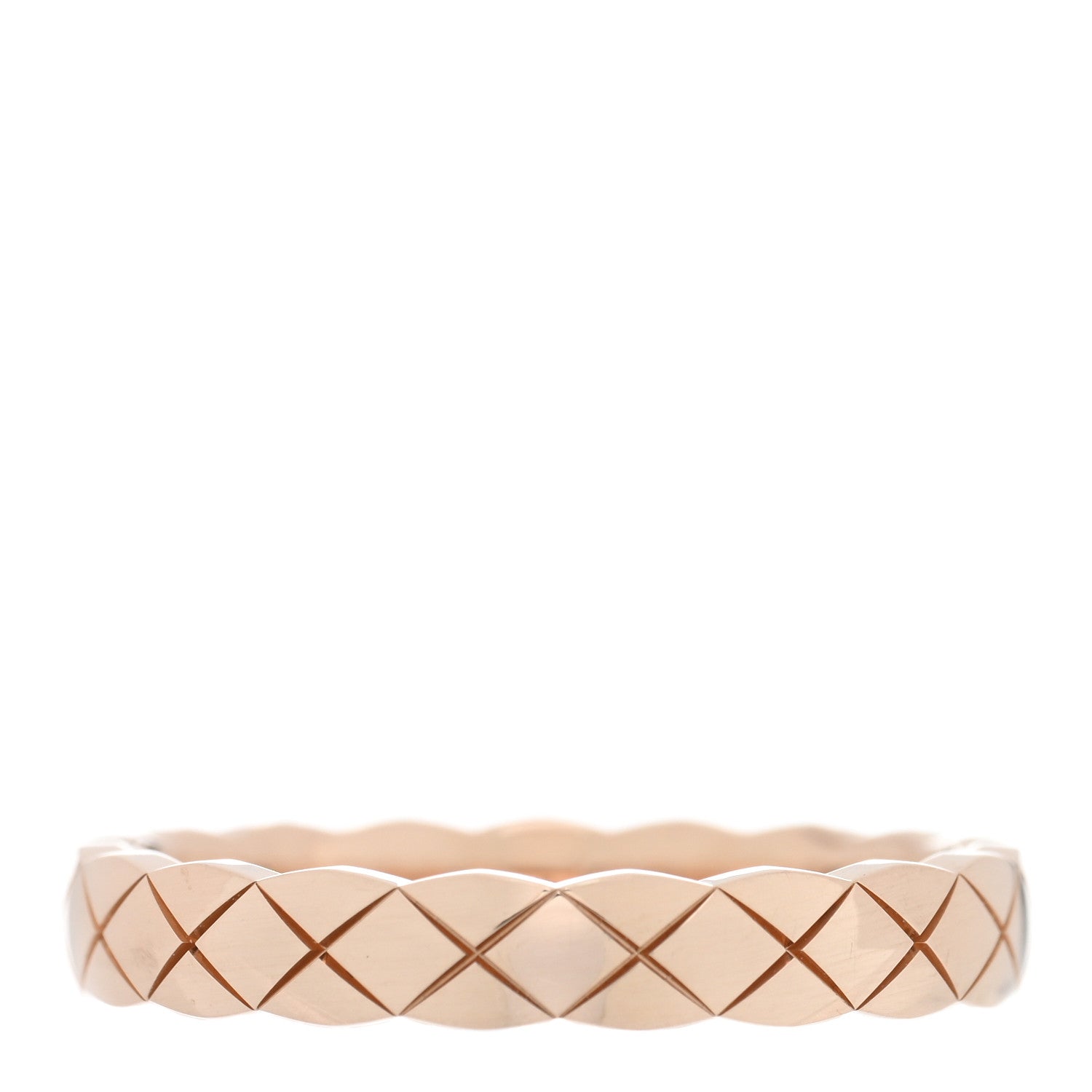 Chanel 18K Beige Gold Mini Coco Crush Ring 54 6.75 1 of 5