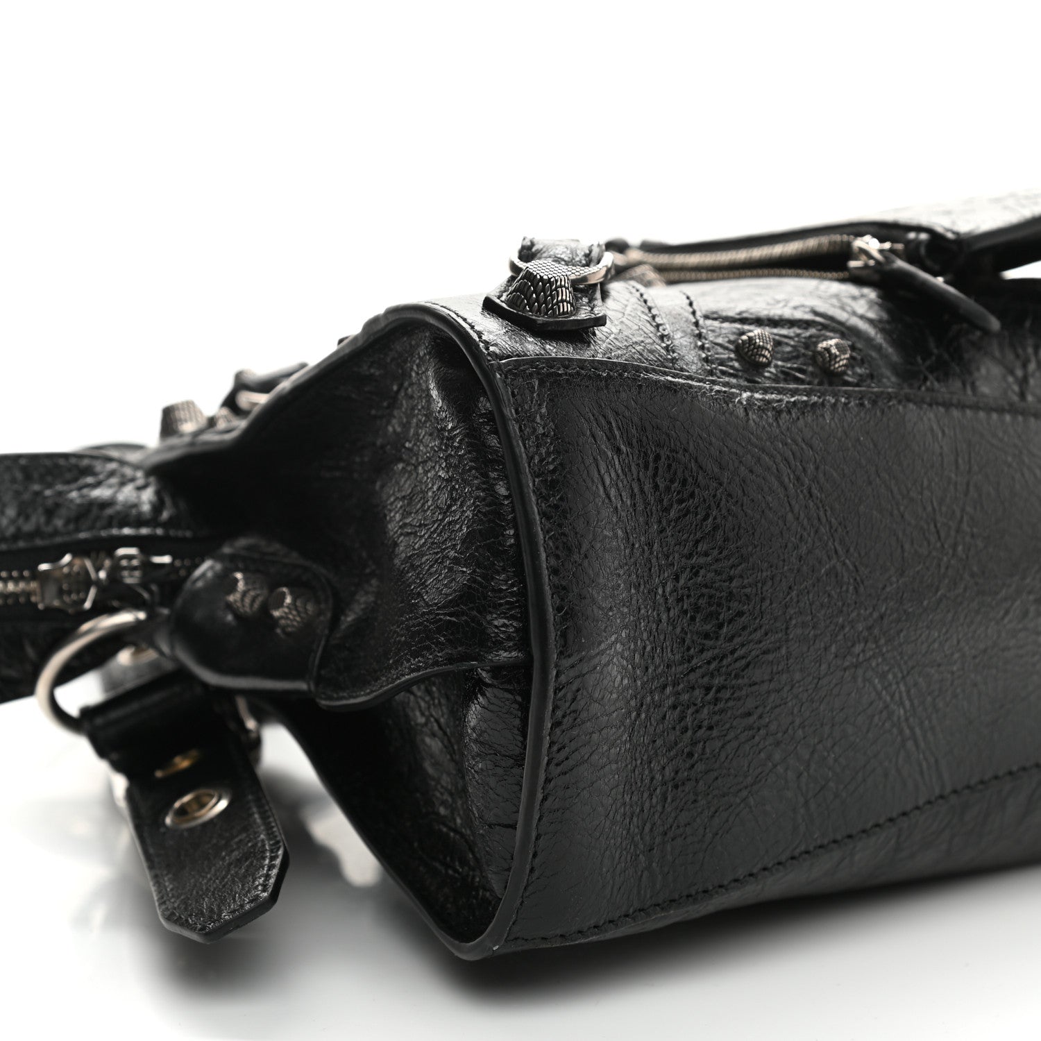 Balenciaga Agneau Arena Neo Cagole Handbag XS Black 7 of 8