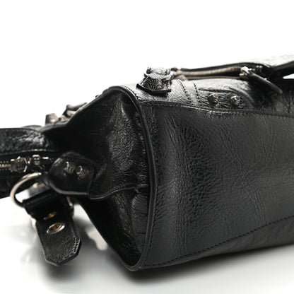 Balenciaga Agneau Arena Neo Cagole Handbag XS Black 7 of 8
