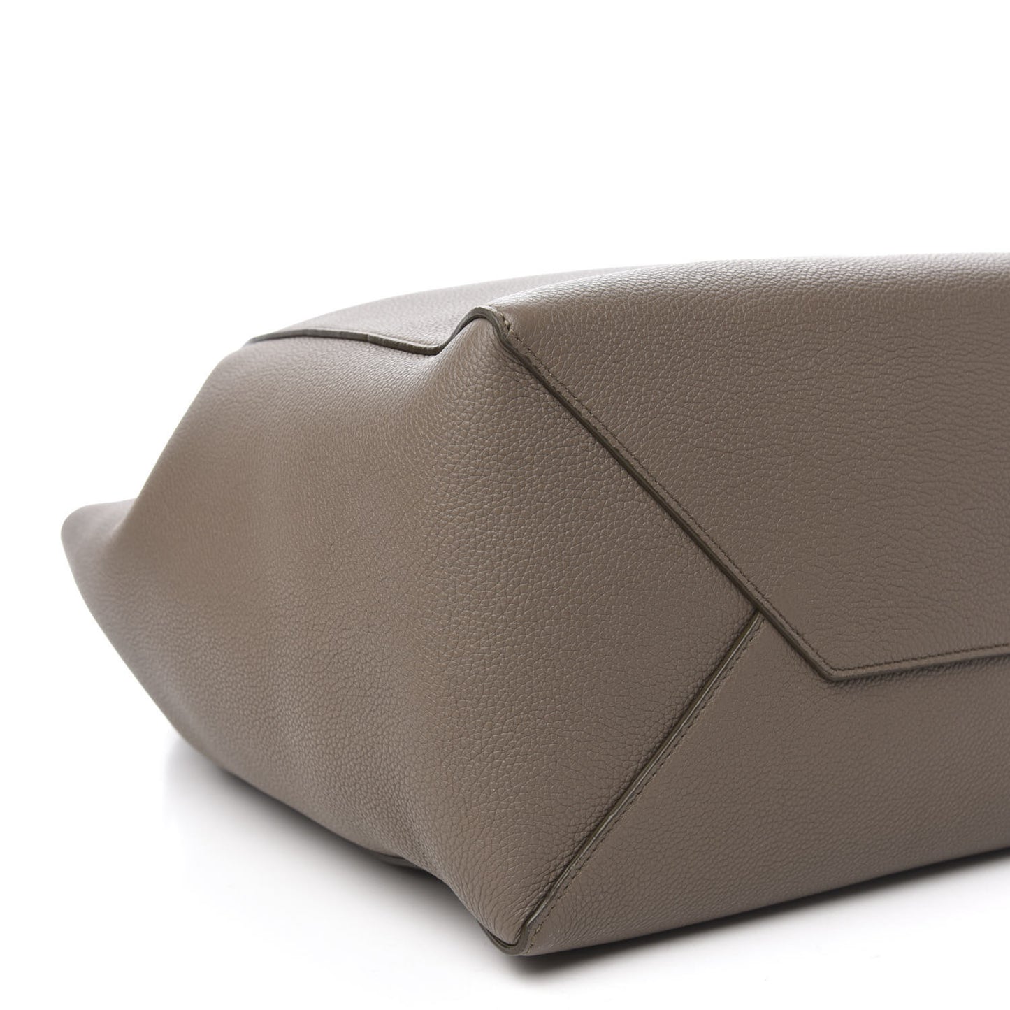 Soft Grained Calfskin Small Belt Cabas Phantom Taupe