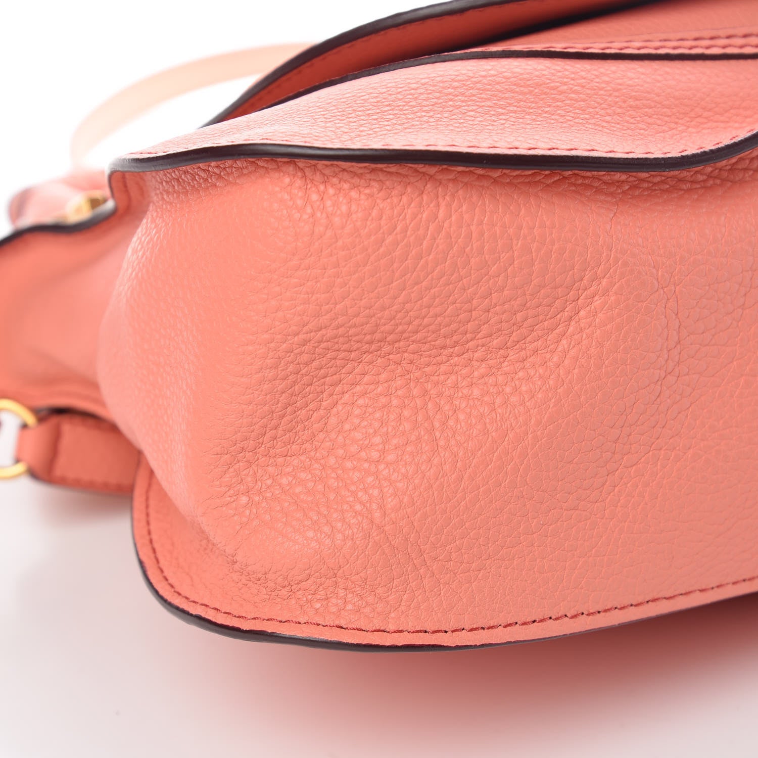 Chloe Calfskin Medium Marcie Satchel Coral 10 of 11