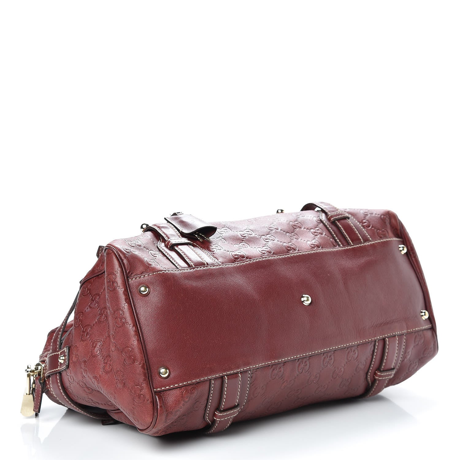 Gucci Guccissima 85th Anniversary Large Boston Rusty Red 4 of 20