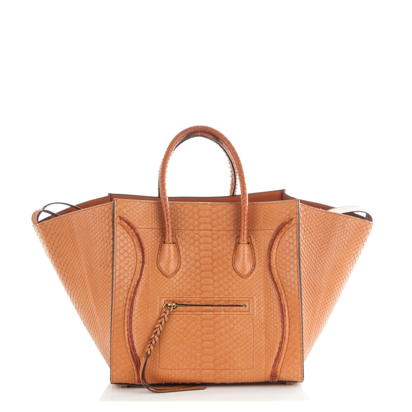 Python Medium Phantom Luggage Light Copper