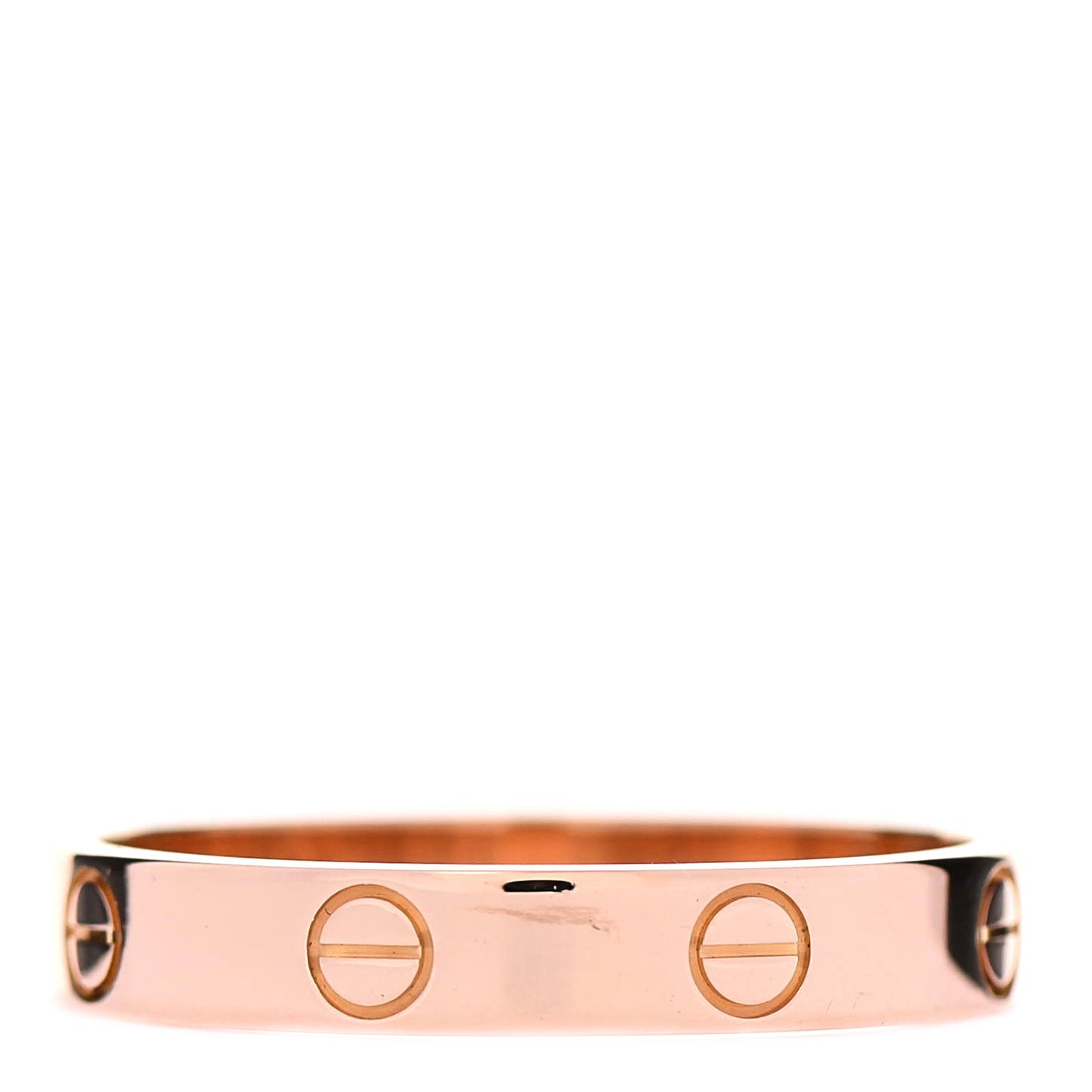 18K Pink Gold 3.5mm LOVE Wedding Band Ring 60 9