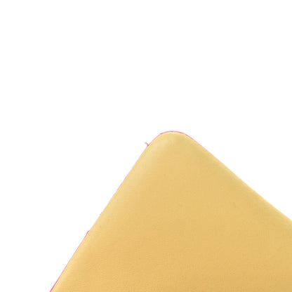 Chanel Lambskin Quilted Mini Rectangular Flap Pink Yellow 8 of 11