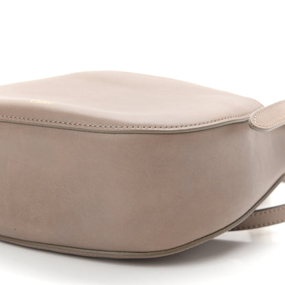 Chloe Small Grain Calfskin Kiss Bag Motty Grey 9 of 9