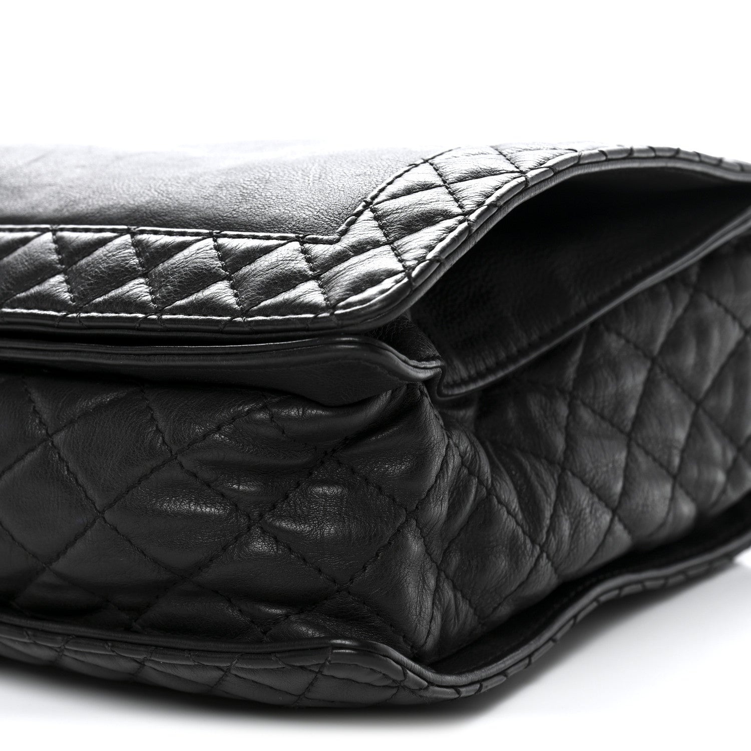 Chanel Calfskin Large Boy Reverso Flap Black 10 of 10