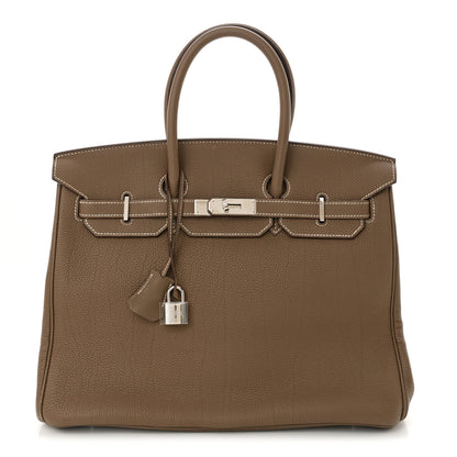 Hermes Togo Birkin 35 Etoupe 1 of 13
