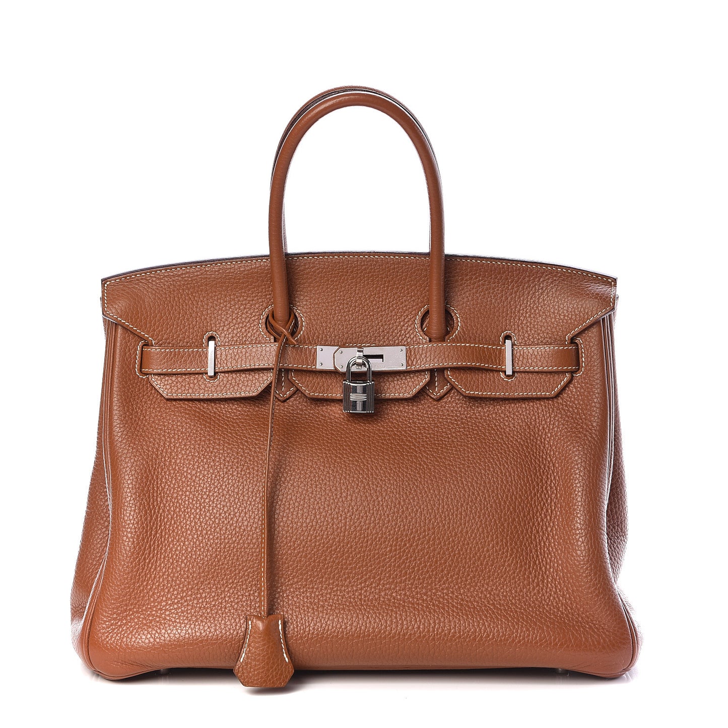 Taurillon Clemence Birkin 35 Gold