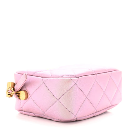 Chanel Iridescent Caviar Quilted Mini My Perfect Camera Case Pink 4 of 11