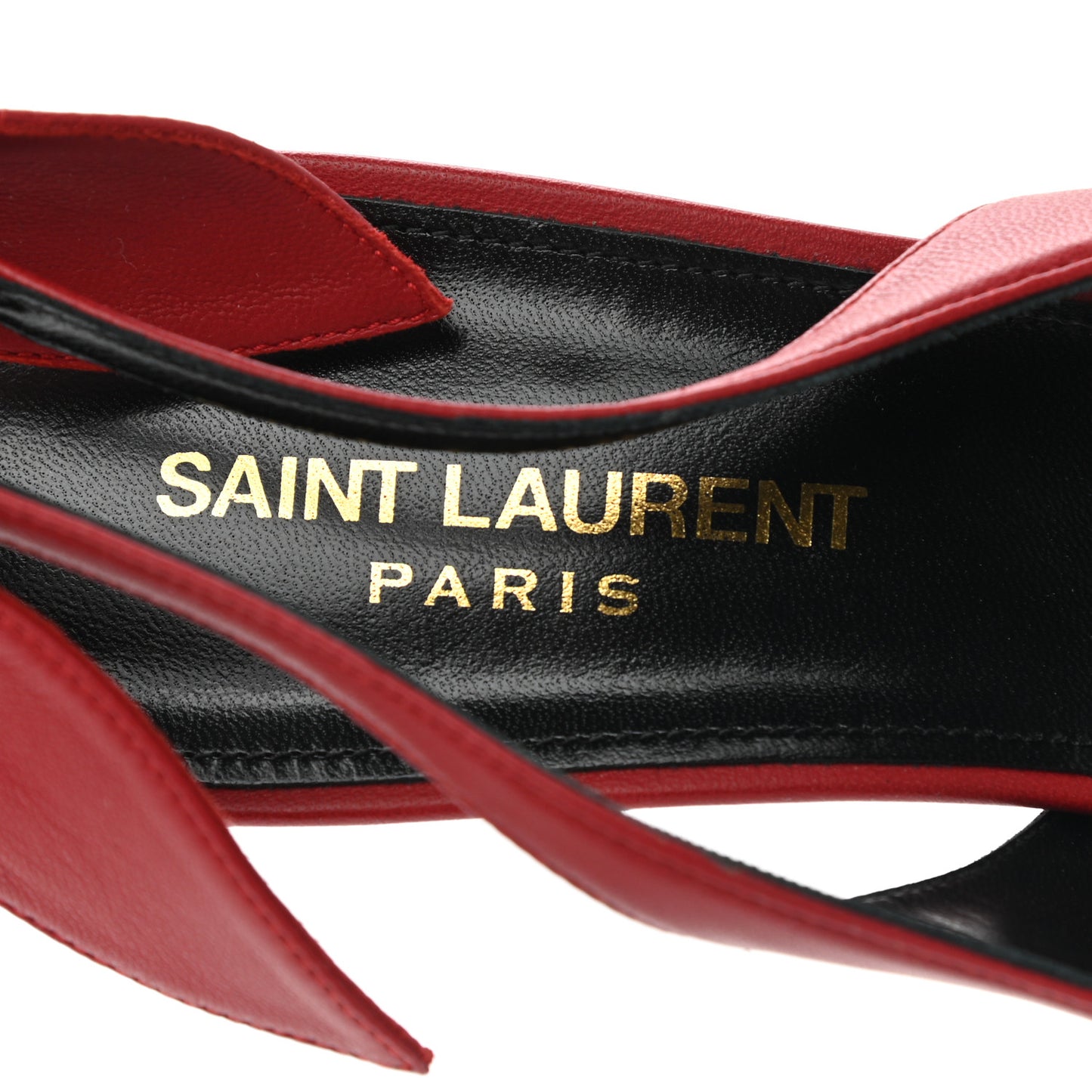 Calfskin Studded Charlotte 55 Slingback Pumps 40 Red