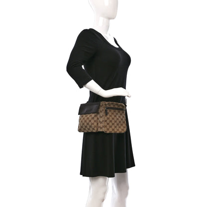 Gucci Monogram Web Belt Bag Dark Brown 2 of 8