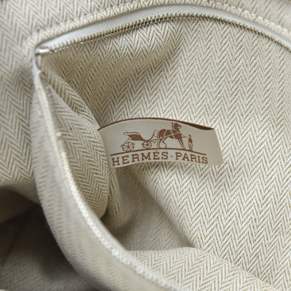 Hermes Canvas Barenia Fourbi 25 MM Pouch Naturel Fauve 6 of 10