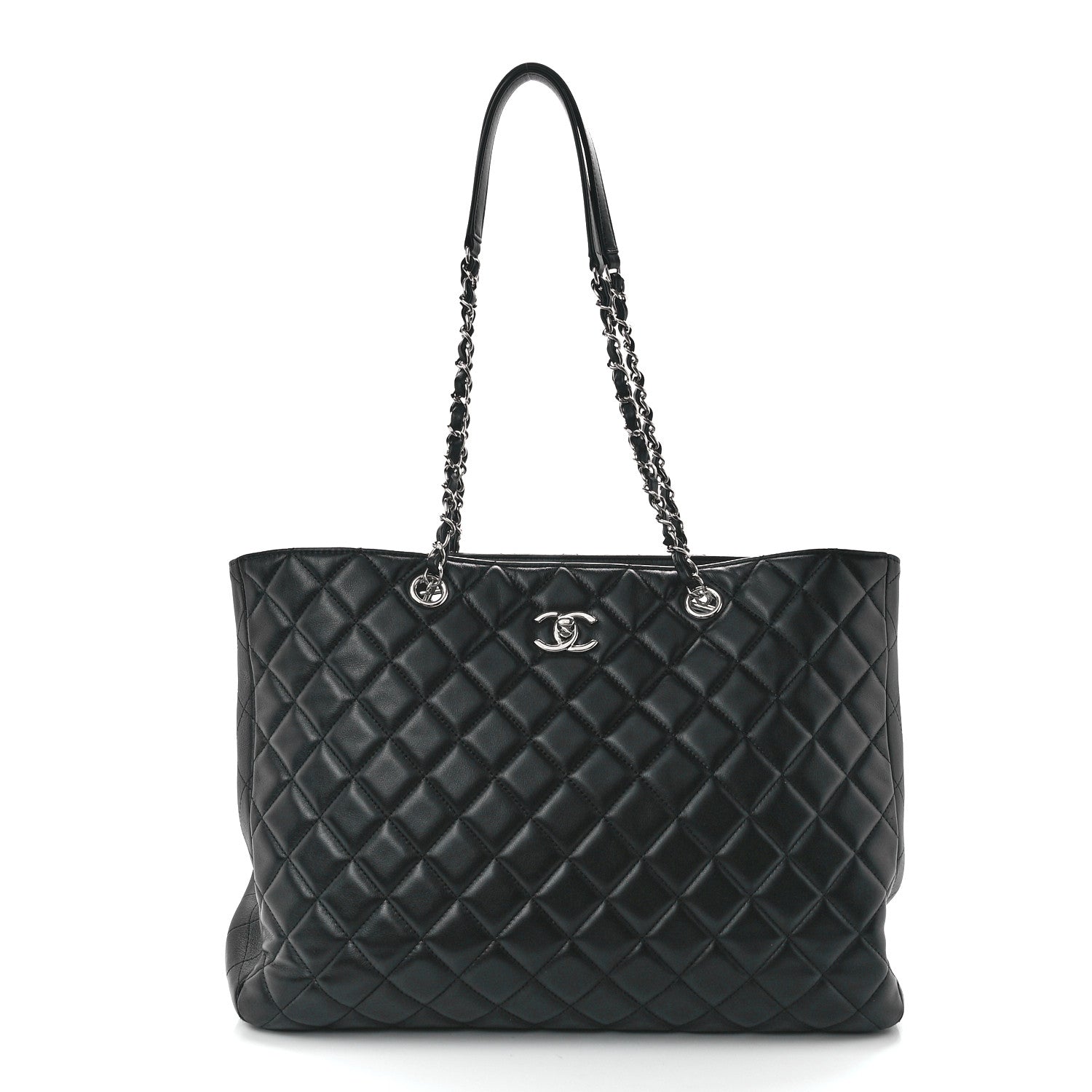 Chanel Calfskin Quilted Timeless Tote Black 1 of 12