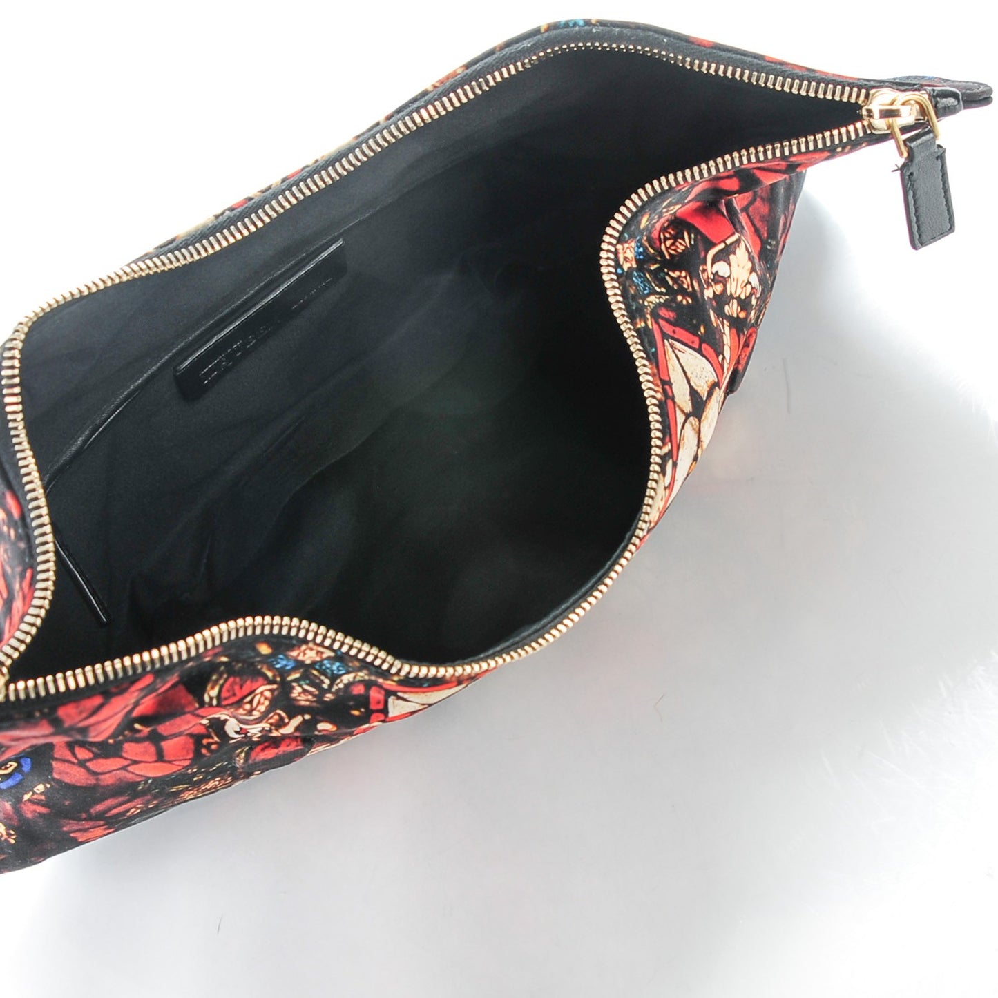 Silk Stained Glass De Manta Clutch Black