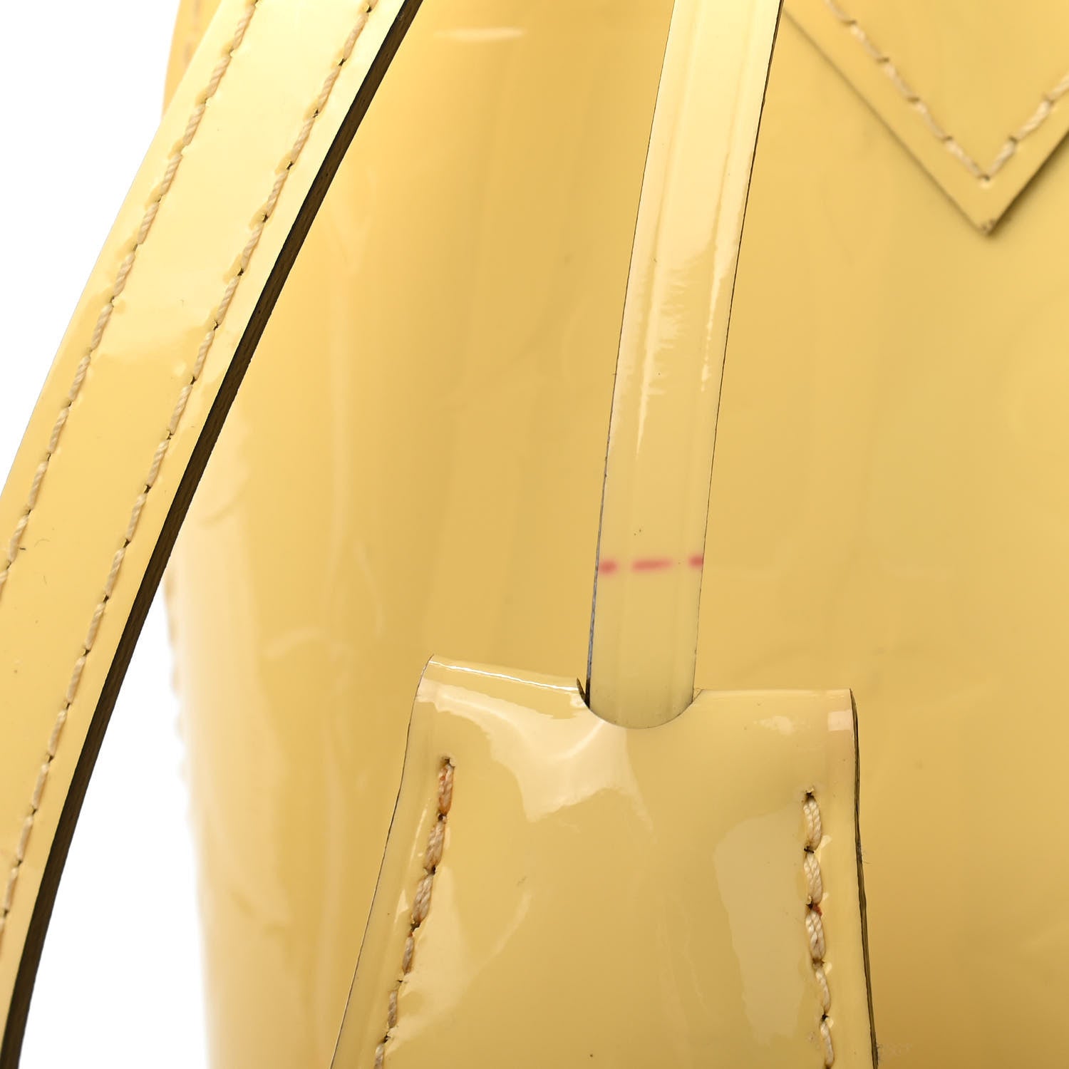 Louis Vuitton Vernis Alma BB Citrine 10 of 10