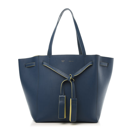 Celine Smooth Calfskin Small Tassel Cabas Phantom Deep Blue 1 of 10