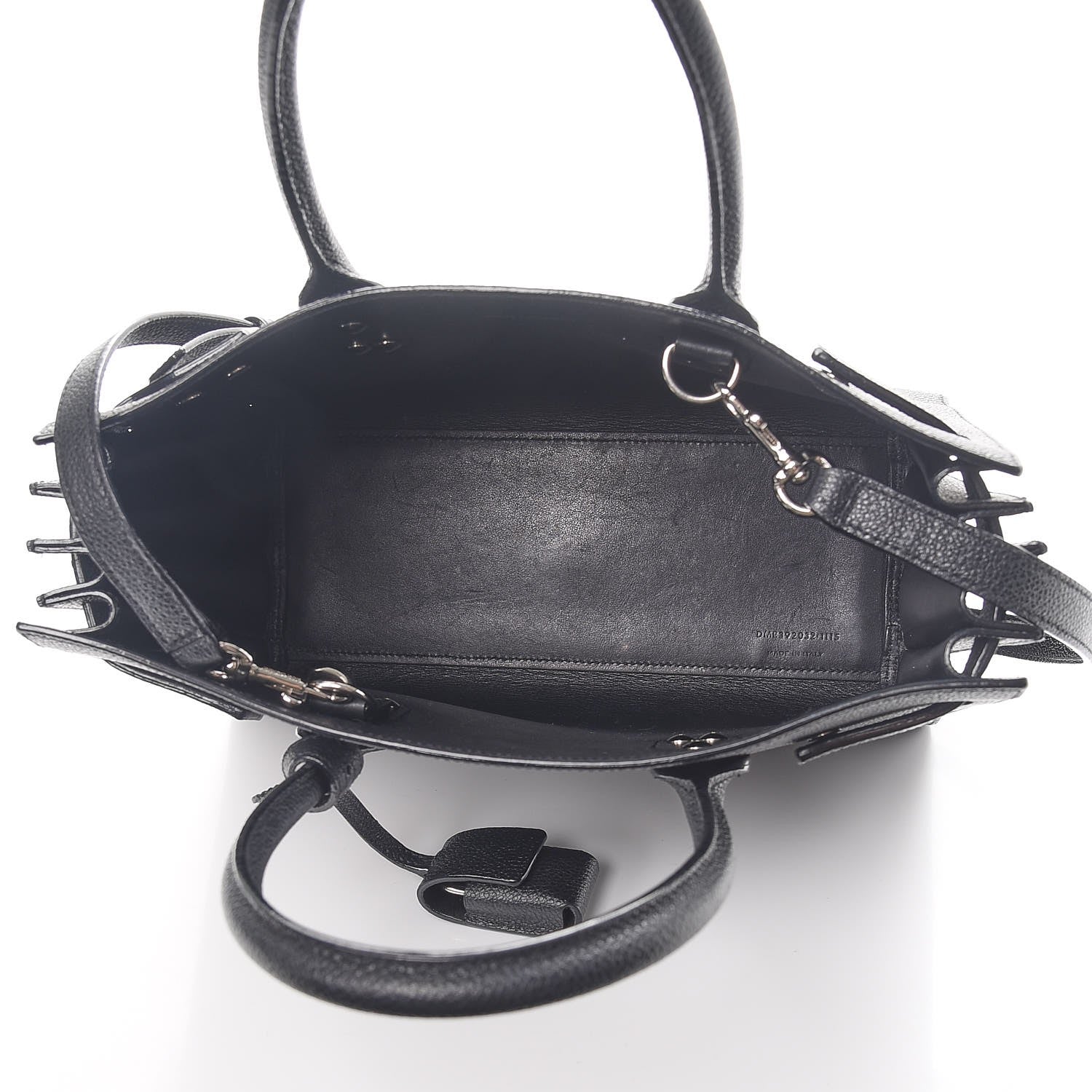 Saint Laurent Grained Calfskin Baby Sac De Jour Black 6 of 10