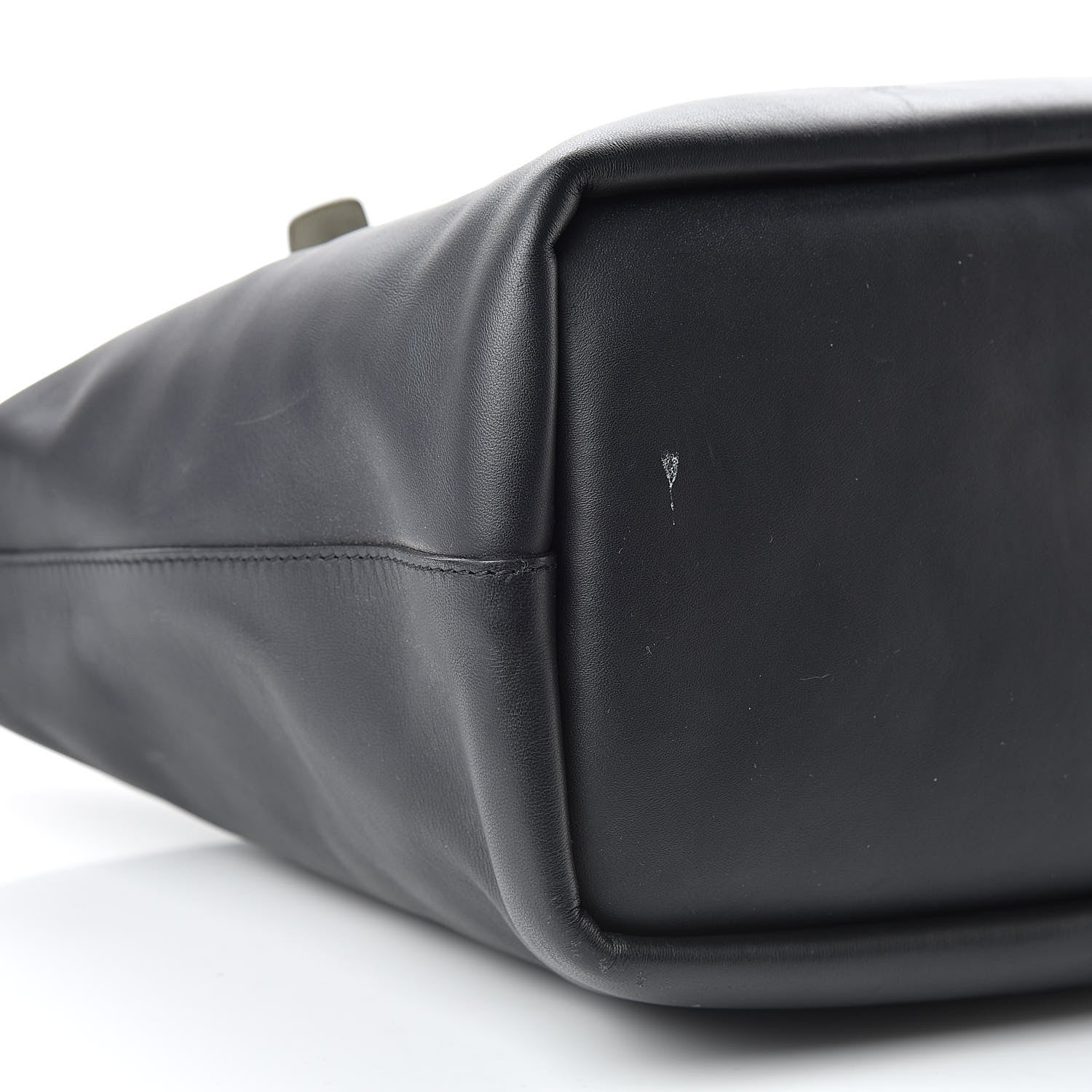 Chloe Smooth Calfskin Large Baylee Tote Black Grey 9 of 19