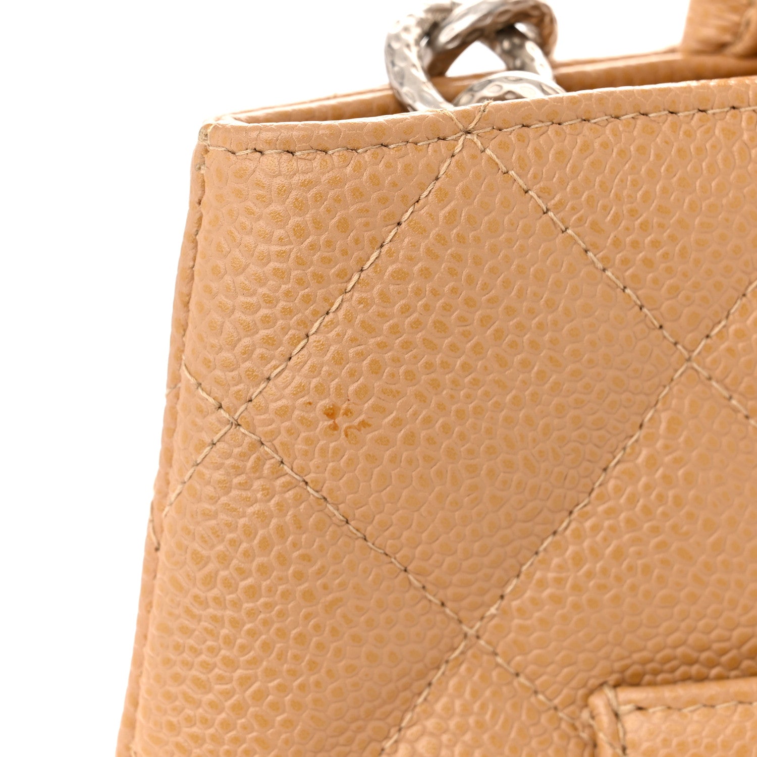 Chanel Caviar Quilted Medallion Tote Beige 12 of 12